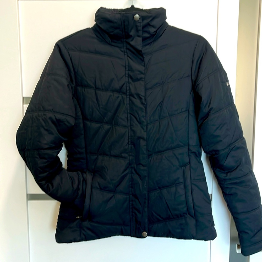 Columbia Women's Black Quilted Zip Up Adjustable Waist Gorpcore Jacket XS